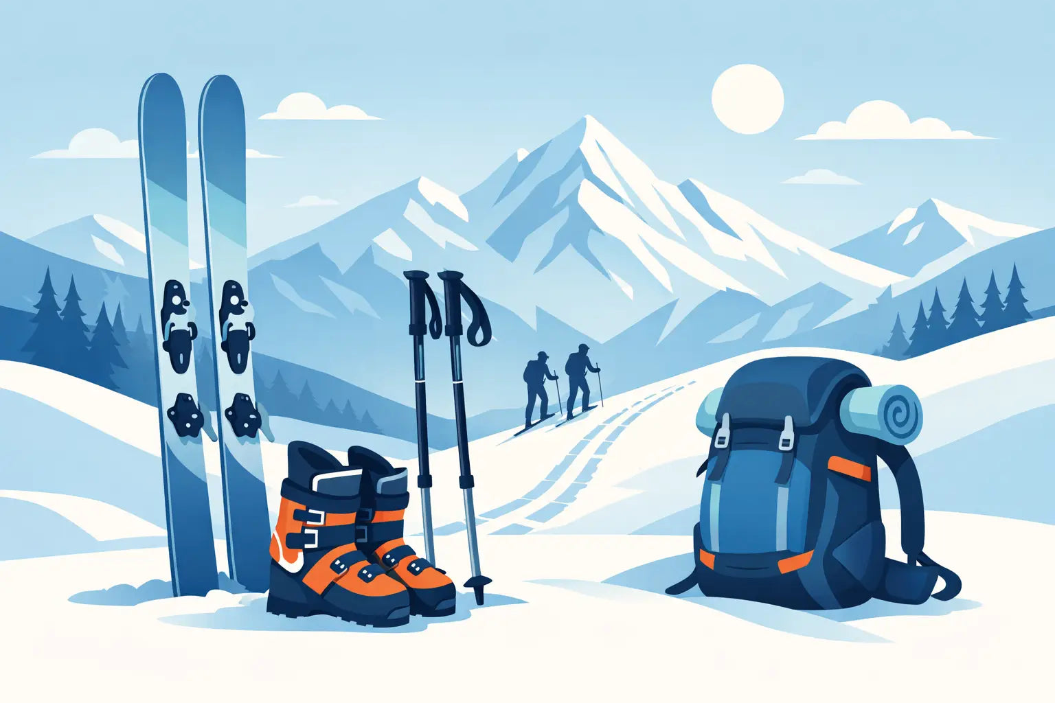 Best ski touring setup for beginners