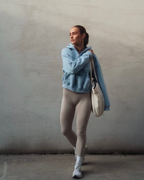 Vintage Washed Zip Up Hoodie