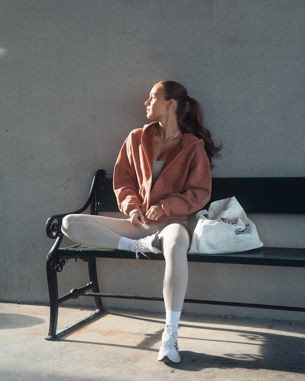 Vintage Washed Zip Up Hoodie