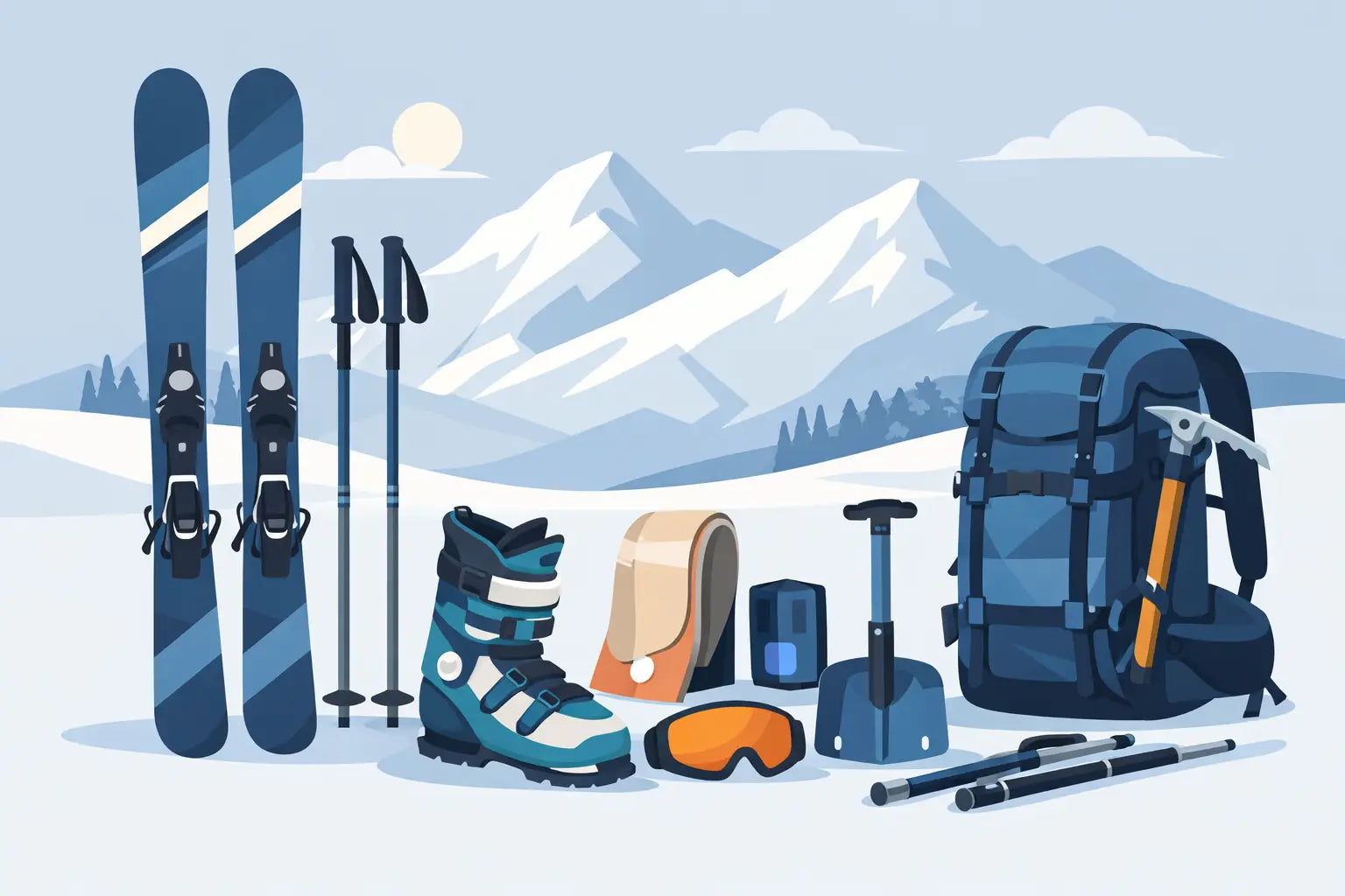 Ski touring package build example i praksis