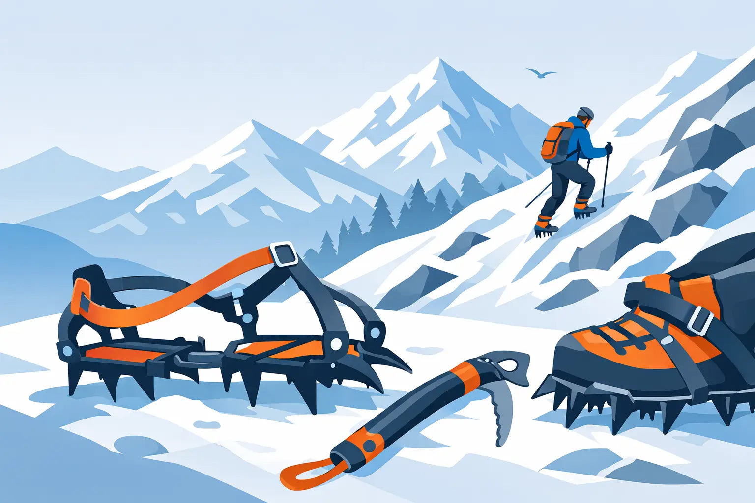 Slik velger du stegjern til fjell