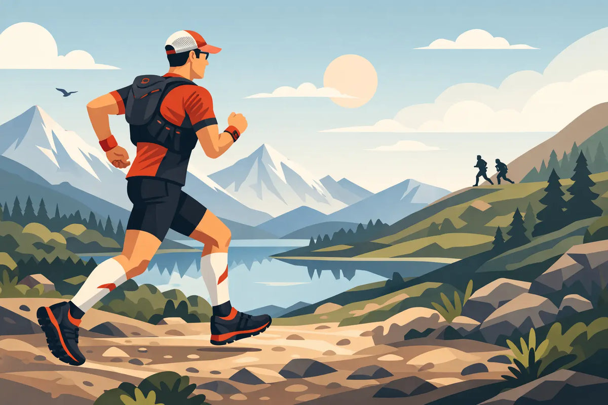 Compressport running apparel for terrengløp
