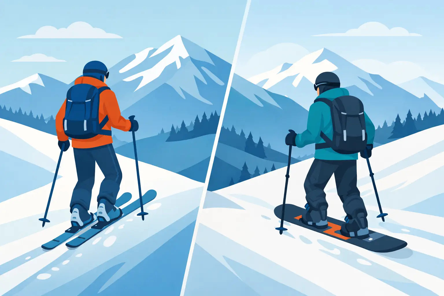 Ski touring vs splitboarding: hva passer deg?