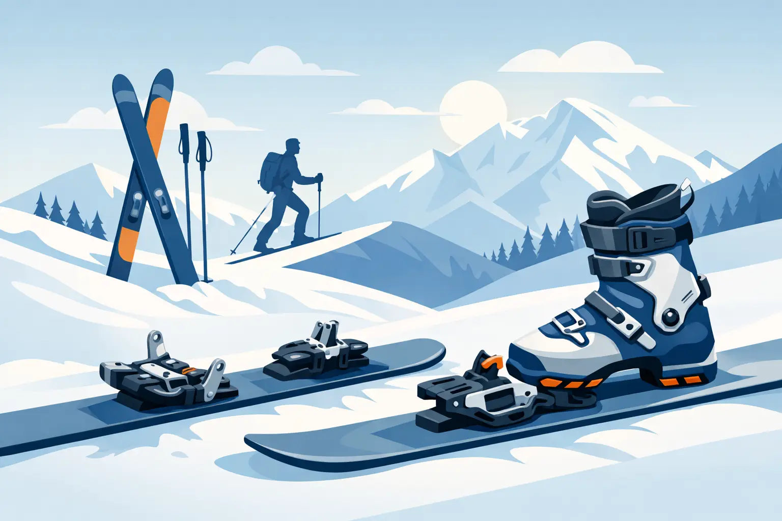 Slik velger du bindinger til topptur ski
