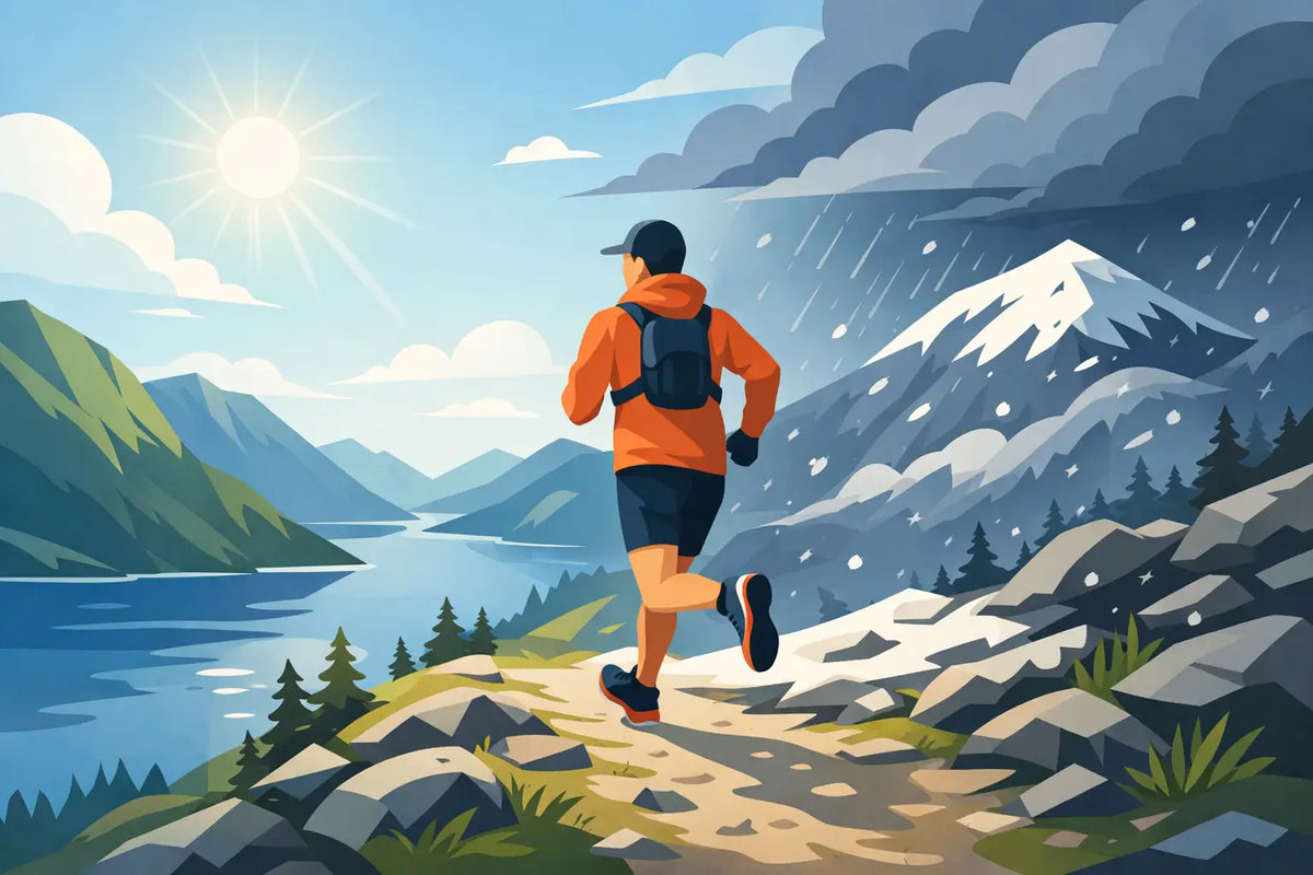 Running clothes for fjell og skiftende vær