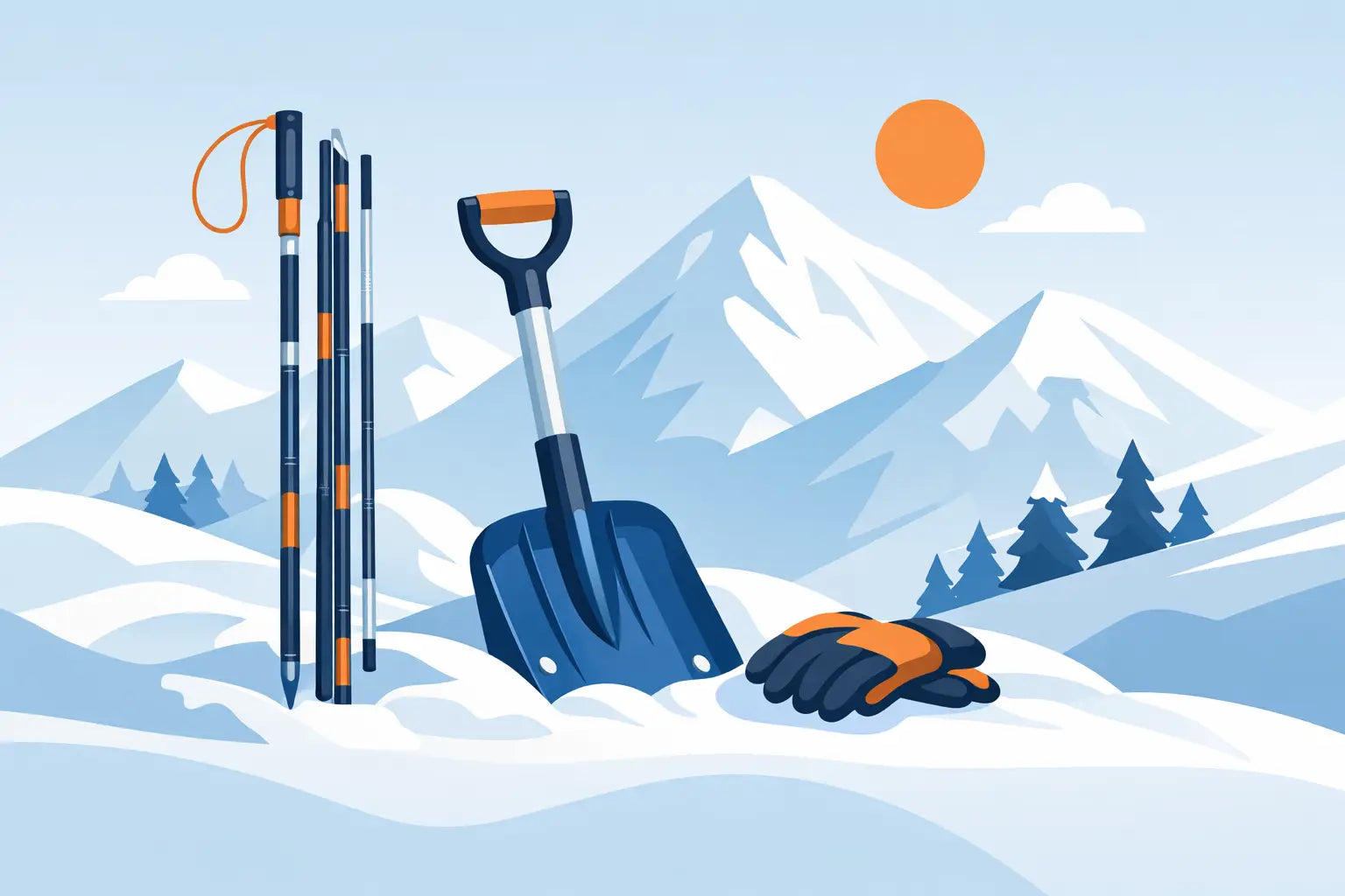 Avalanche shovel probe selection guide