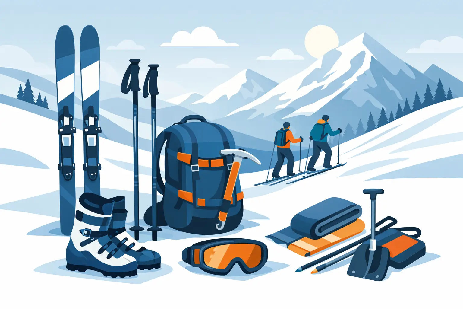Ski touring gear guide for intermediates