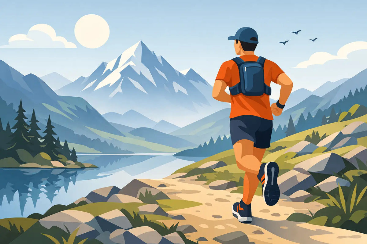 Jogging i fjellet: slik bygger du trygg form