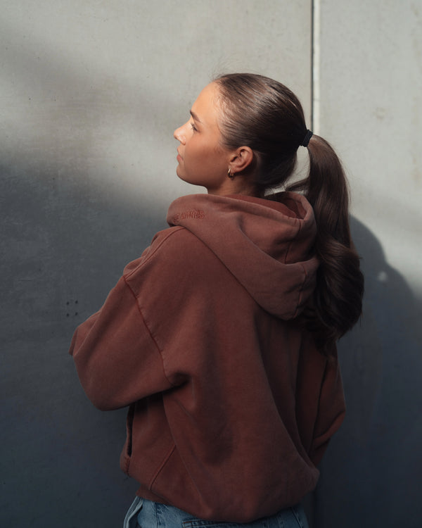 Vintage Washed Zip Up Hoodie