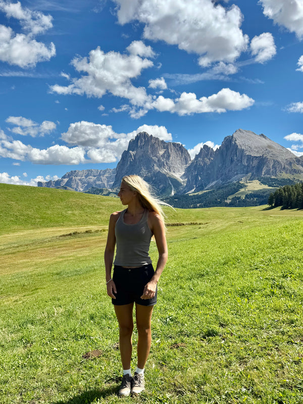 Pre Apres Tank Top, Soft Brown