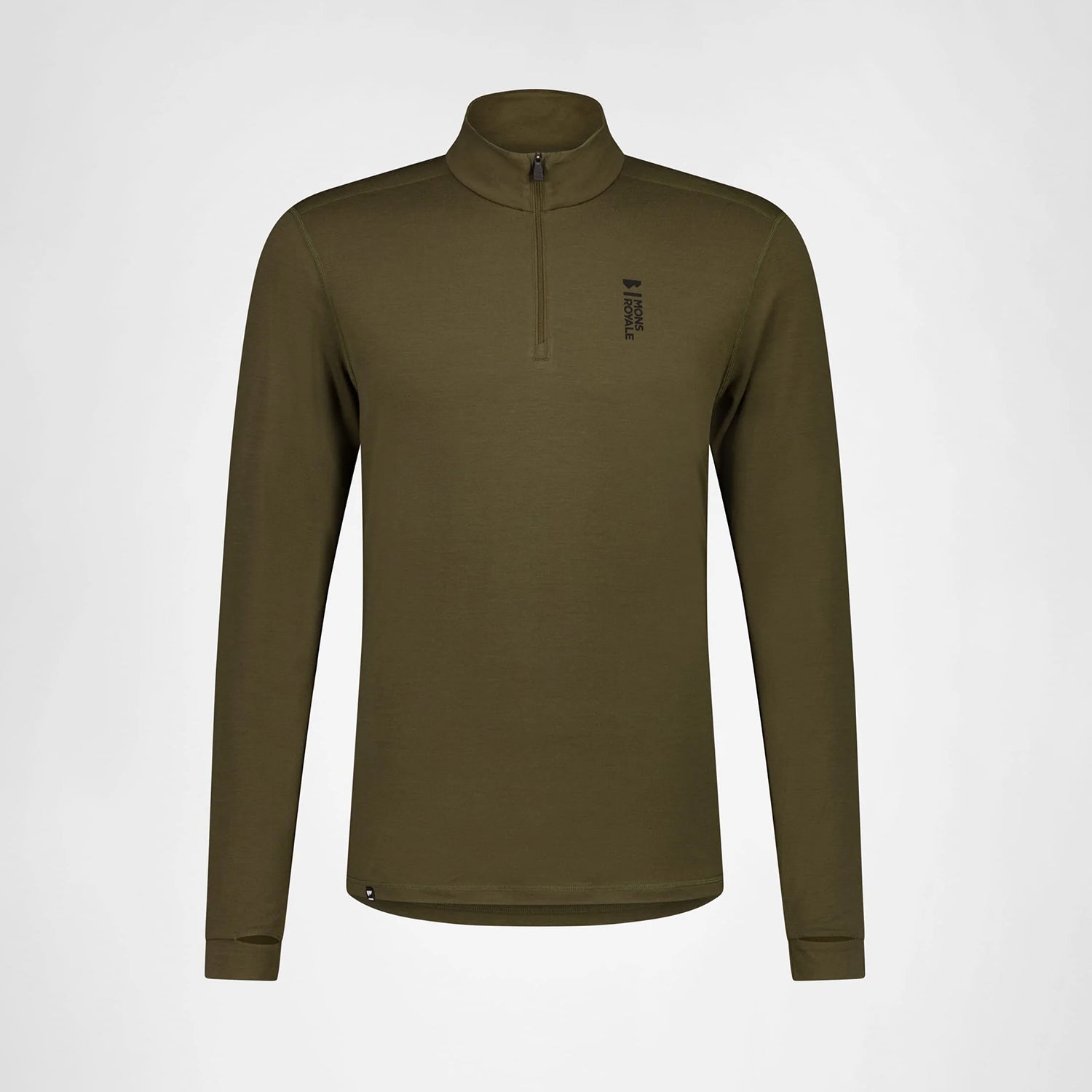 Mons Royale Cascade Merino Base Layer 1/4 Zip Long Sleeve