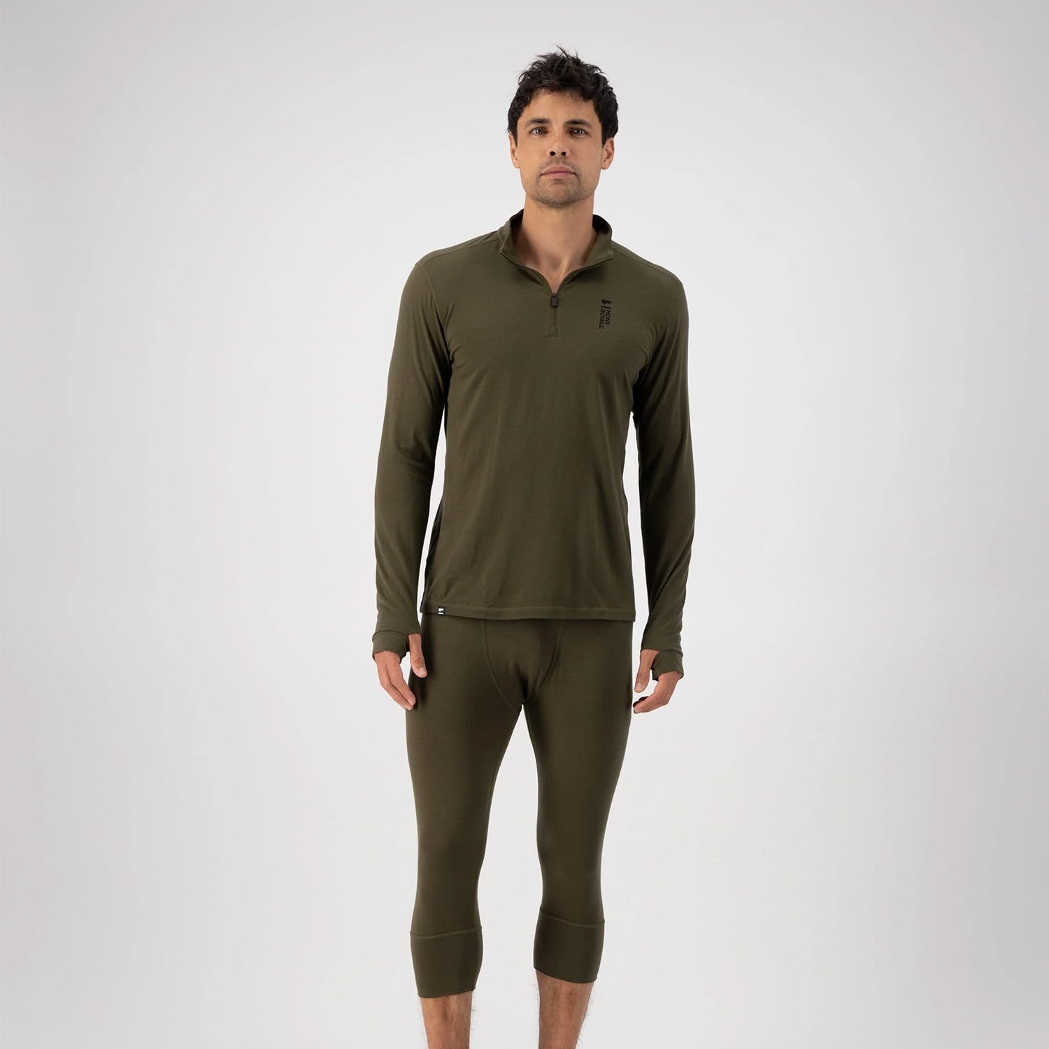 Mons Royale Cascade Merino Base Layer 1/4 Zip Long Sleeve
