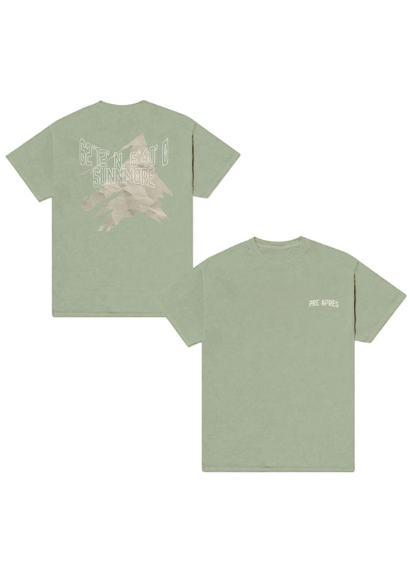 Pre Apres Native Tee Green Fog