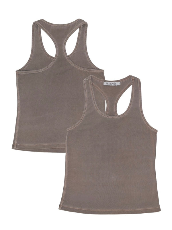 Pre Apres Tank Top, Soft Brown